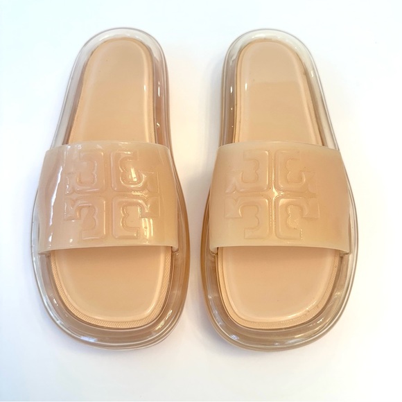 Tory Burch Shoes - Tory Burch Bubble jelly slides in Meadowsweet, size 8